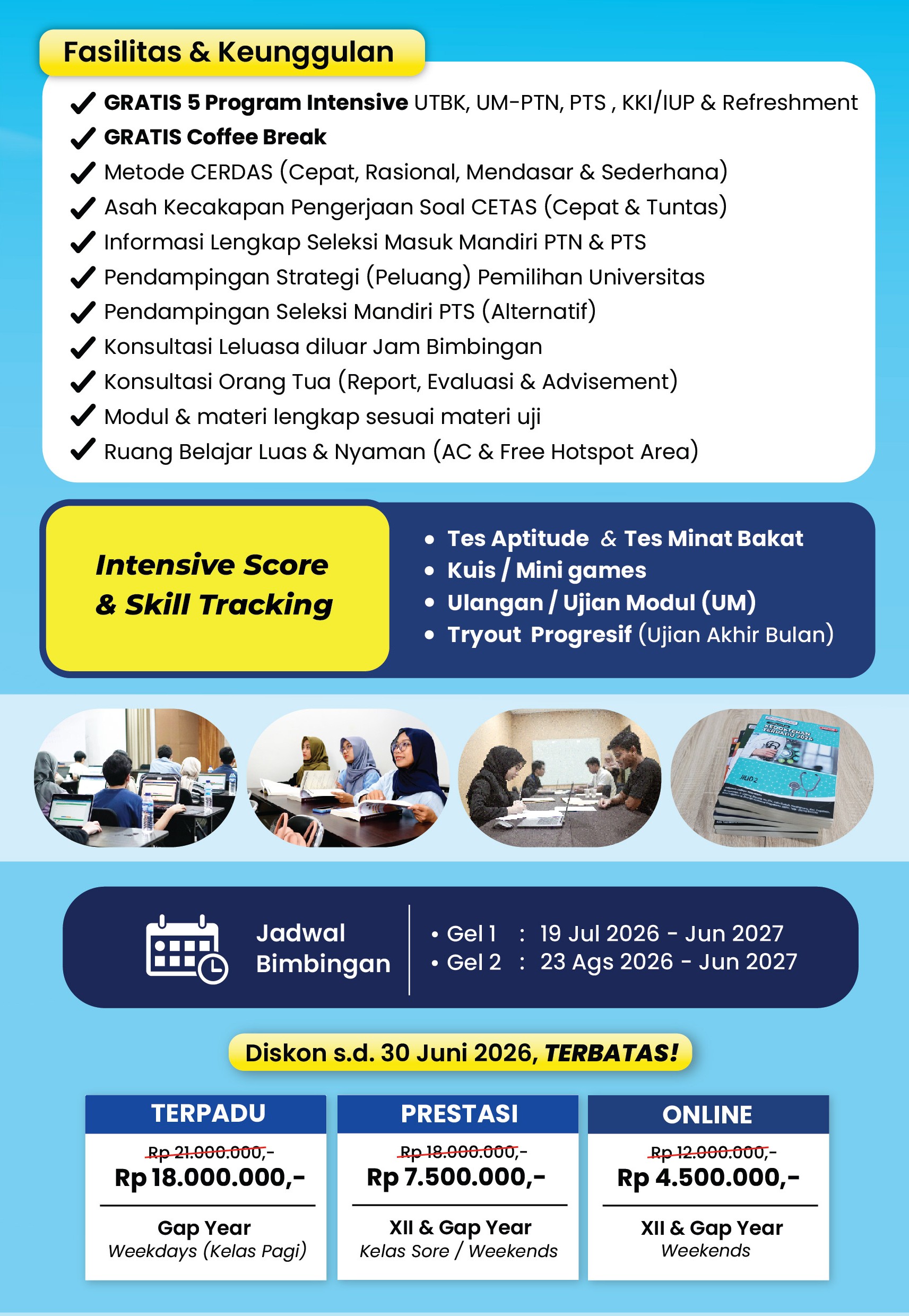 Bimbel UTBK SNBT 2027 - 1 Tahun Ajaran