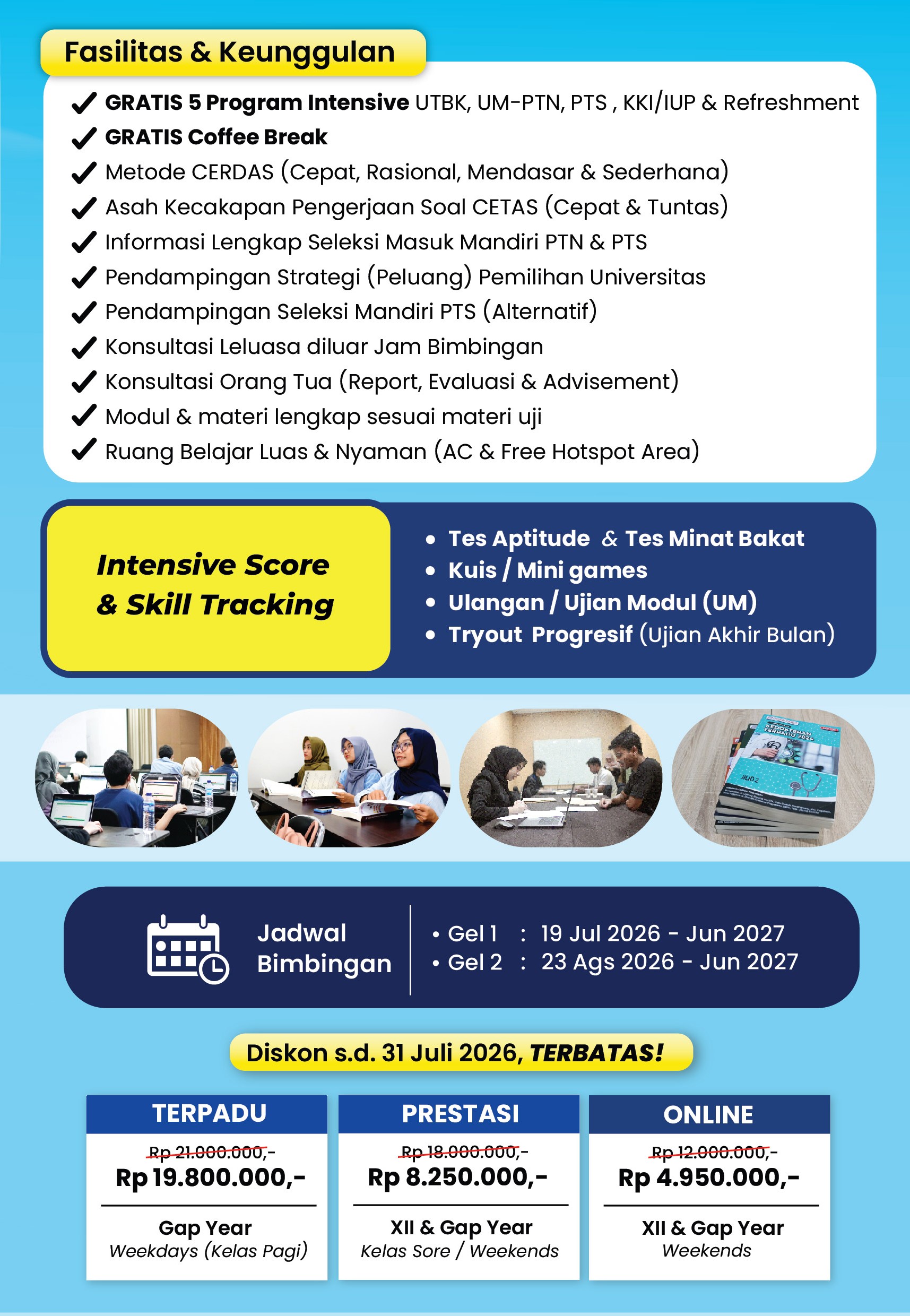 Bimbel UTBK SNBT 2027 - 1 Tahun Ajaran